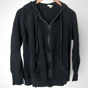 Sonoma Life+Style black thermal hoodie